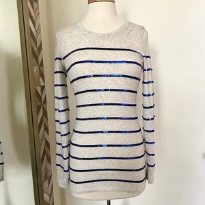 Pink Victorias Secret Long Sleeve Sequined Tee